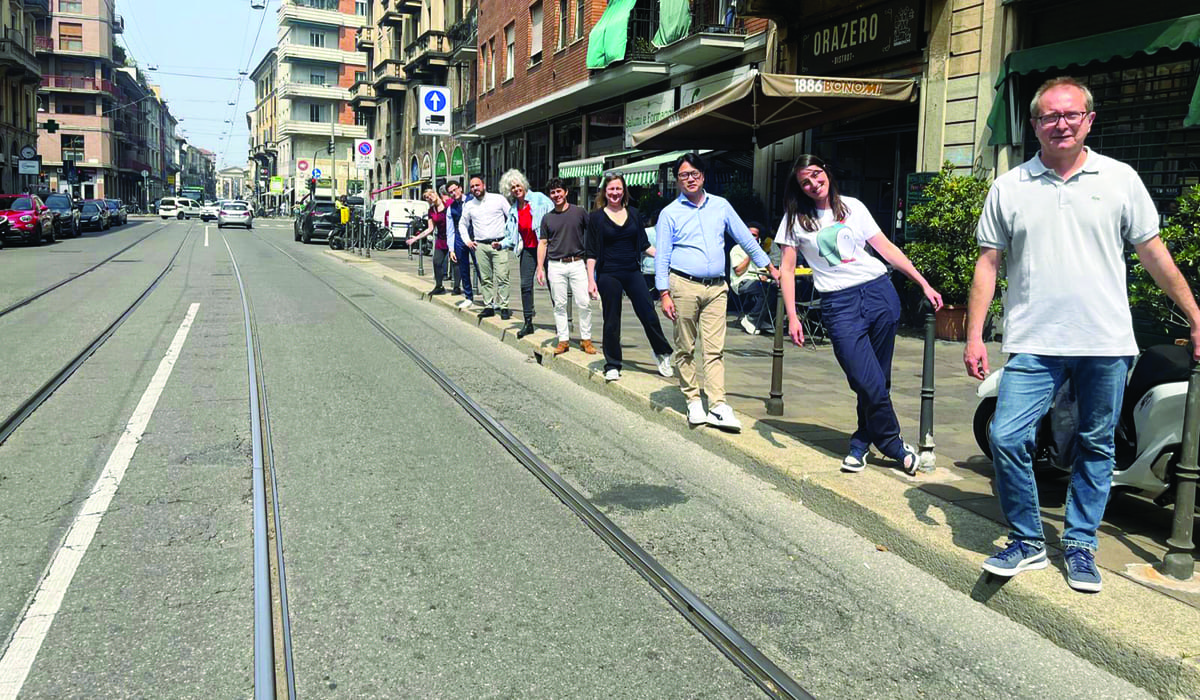 Una rappresentanza dei membri dell’associazione Borgo San Gottardo.