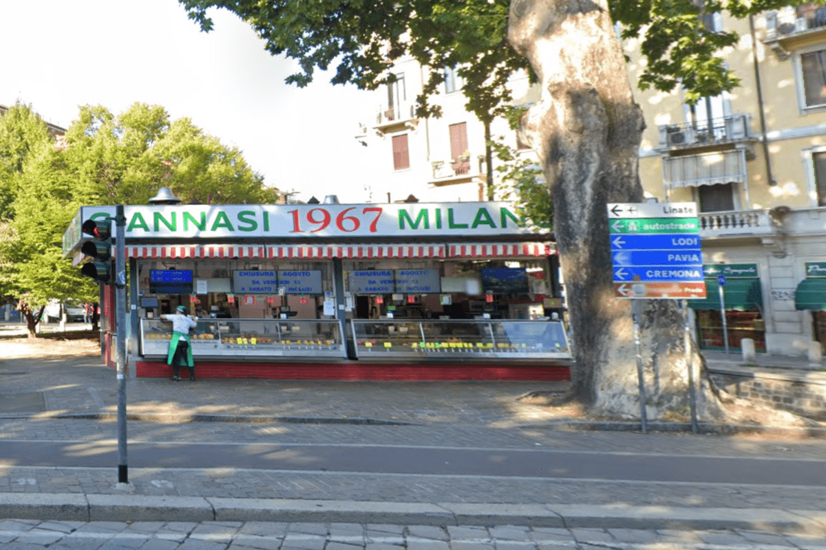 Il negozio di Giannasi a Milano