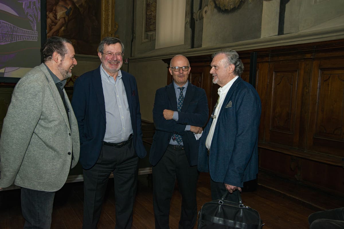 13 maggio '24, Mellone Art Prize, da sinistra Ciresola, Galli, Villoresi e Paffumi.