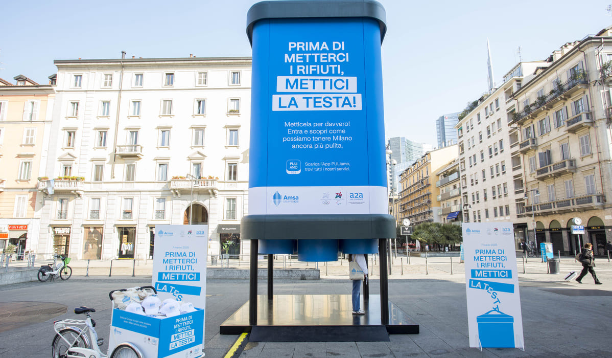 il maxi cestone di Amsa