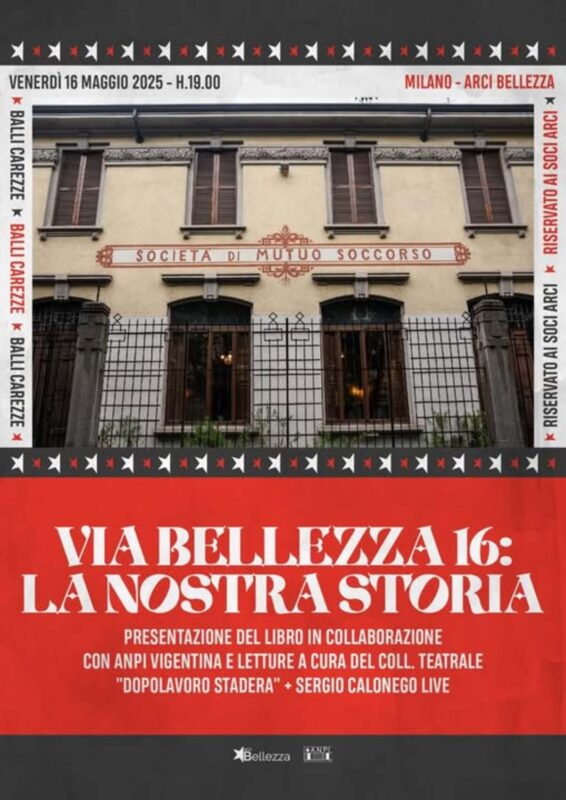 Copertina del libro sulla storia della Società di Mutuo Soccorso e del Circolo Bellezza.