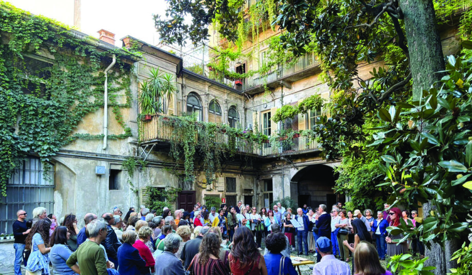 Un momento di Cortili Aperti