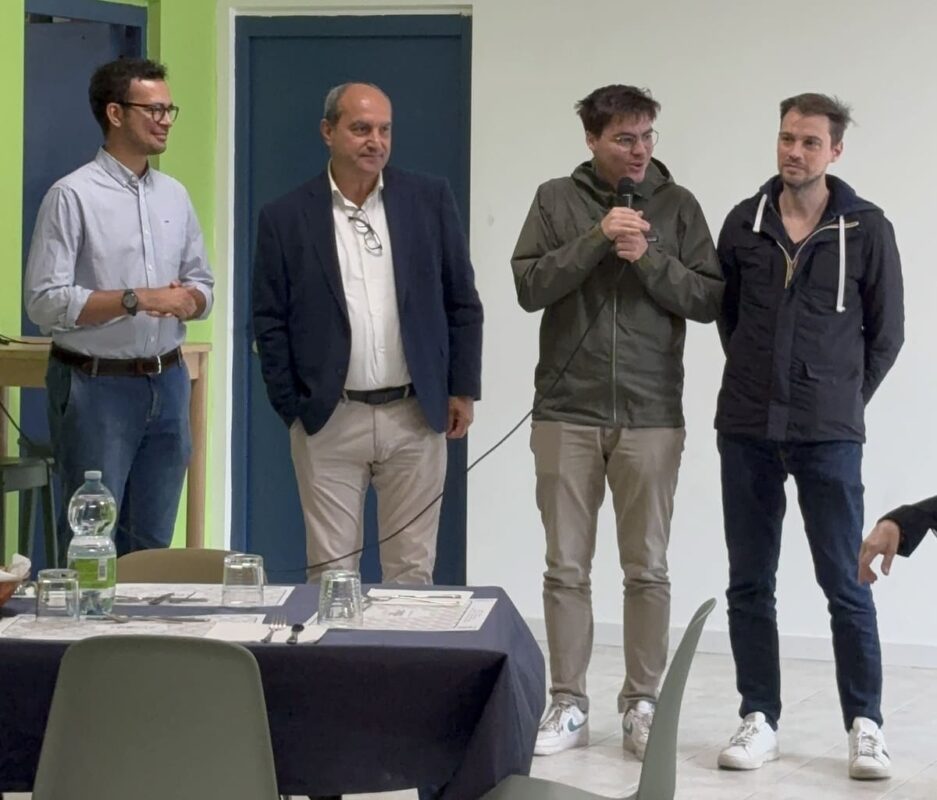 Da sinistra Matteo Marucco, Natale Carapellese, Paolo Romano e Alessandro Cappelli.