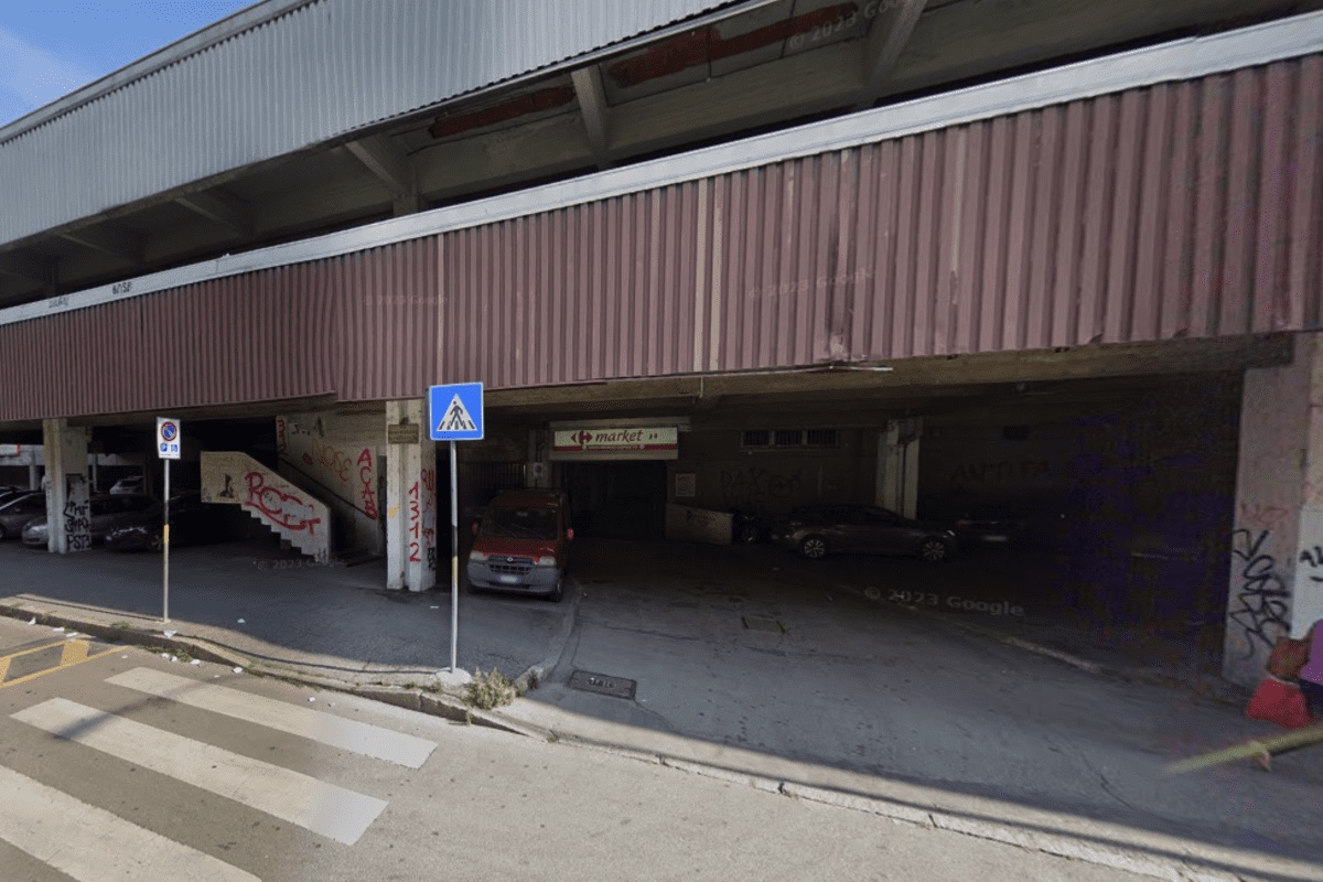 Il parcheggio coperto di via Boifava.
