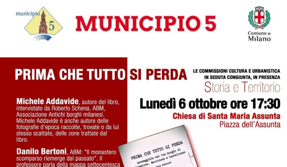 prima che tutto si perda ritaglio volantino