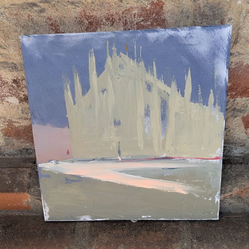 Il dipento di Matteo Grillo, primo classicato al concorso di pittura organizzato da Cat (City ambassador Team).