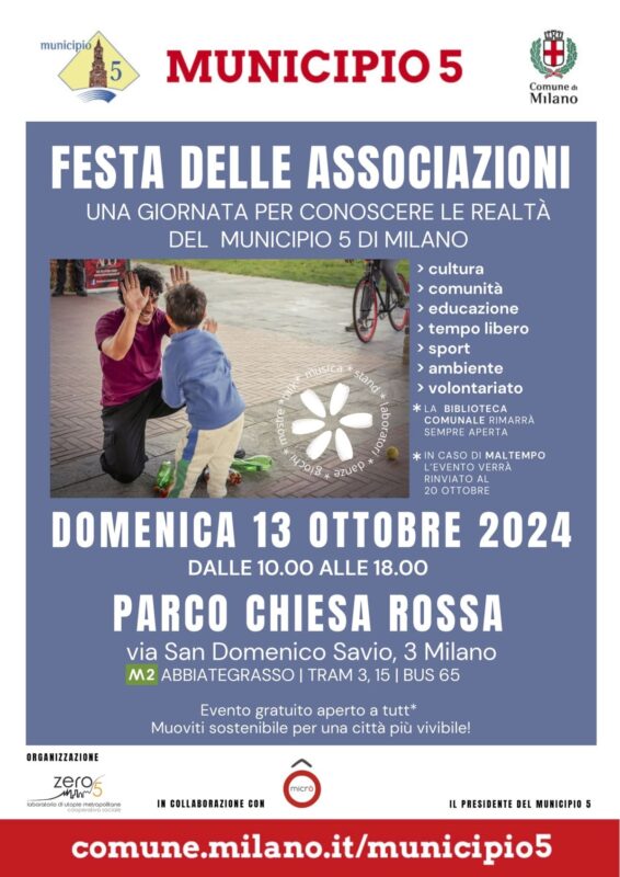 volantino Festa delle Associazioni 2024